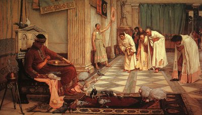 The Favorites of the Emperor Honorius by John William Waterhouse